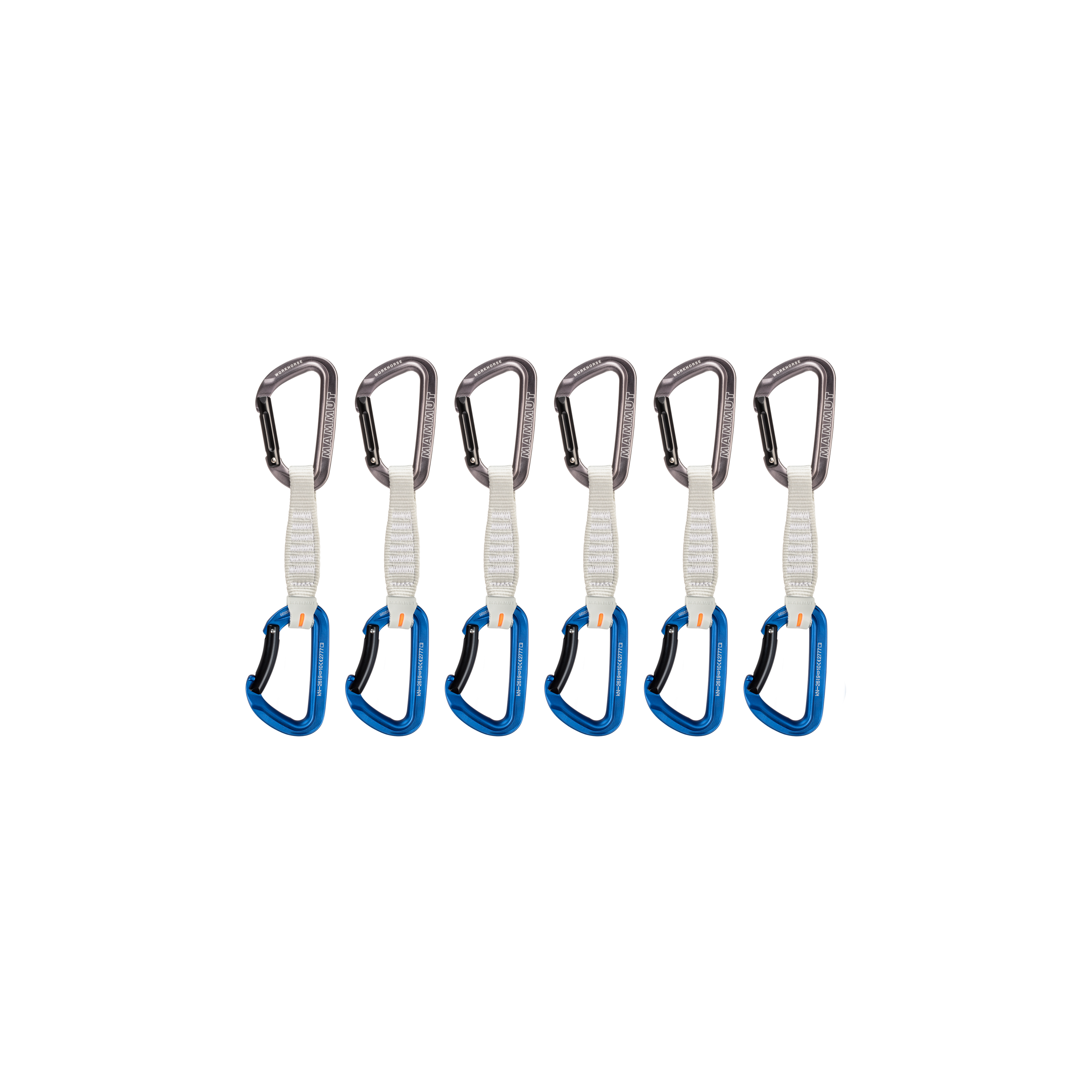 Workhorse Keylock 12cm 6-Pack Quickdraws
