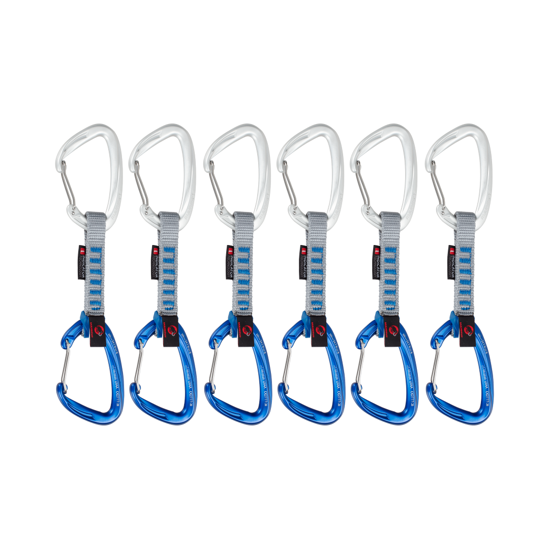 Crag Wire 10cm Indicator 6-Pack Quickdraws