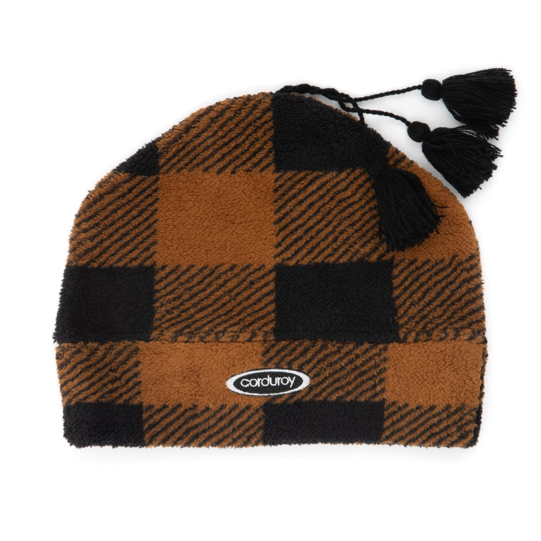 FLEECE TASSLE BEANIE